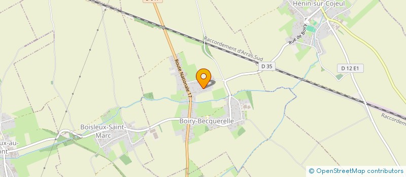 localisation de l'entreprise MONSIEUR WILLY LABOULLE  BOIRY-BECQUERELLE