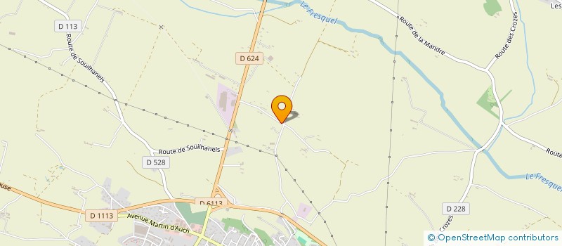 localisation de l'entreprise MONSIEUR WILLY LAFONT-SANCHEZ  CASTELNAUDARY