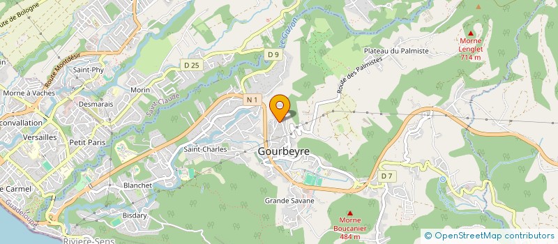 localisation de l'entreprise MONSIEUR WILLY LALOTTE à GOURBEYRE