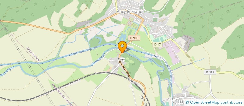 localisation de l'entreprise MONSIEUR WILLY LAMBERT  ANCY-LE-FRANC