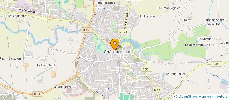 localisation de l'entreprise MONSIEUR WILLY LASSAY  CHATEAUGIRON