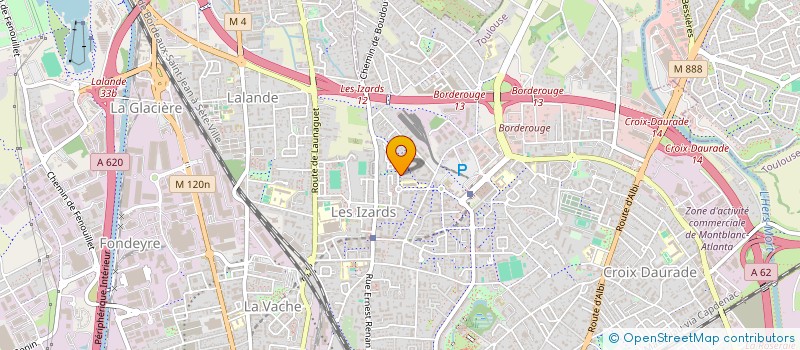 localisation de l'entreprise MONSIEUR WILLY LATOURNALD à TOULOUSE