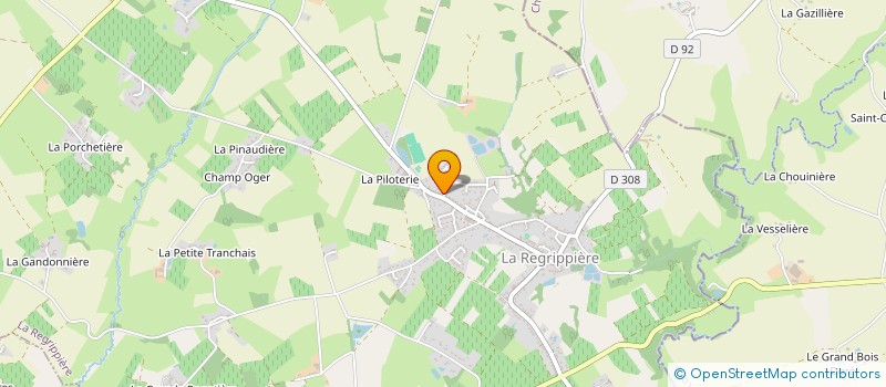 localisation de l'entreprise MONSIEUR WILLY LAURENT  LA REGRIPPIERE