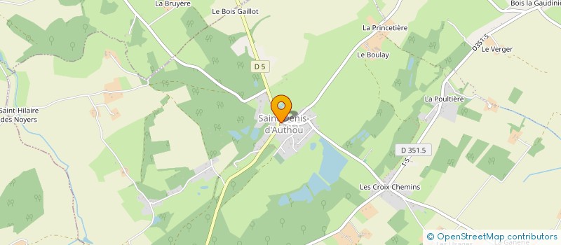 localisation de l'entreprise MONSIEUR WILLY LEBERT à SAINTIGNY
