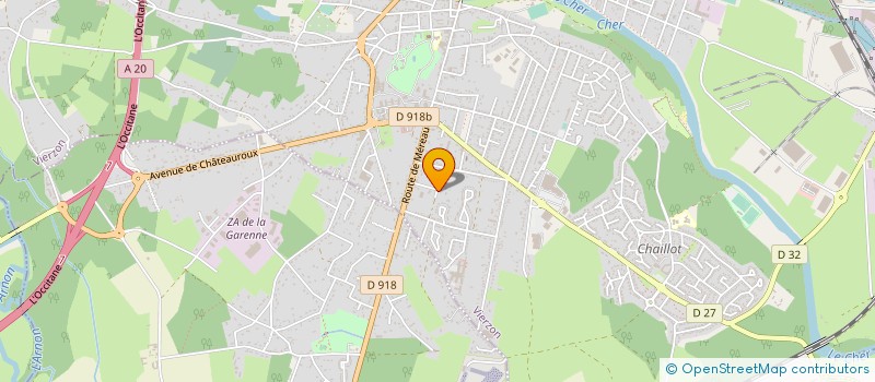 localisation de l'entreprise MONSIEUR WILLY LECLERC  VIERZON