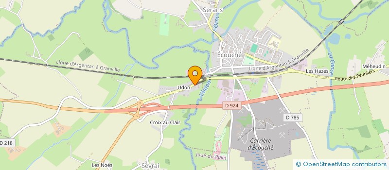 localisation de l'entreprise MONSIEUR WILLY LELARGE  SEVRAI