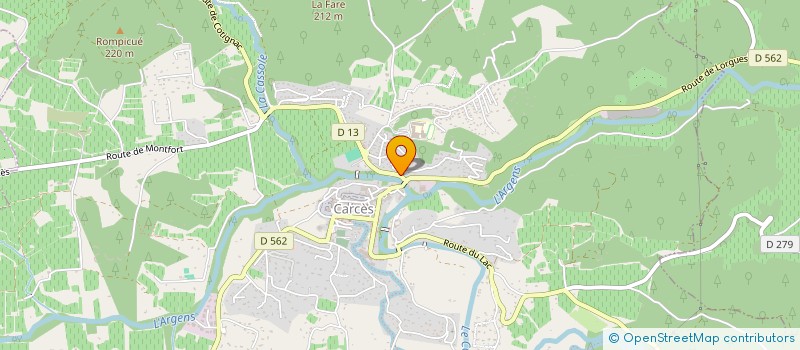 localisation de l'entreprise MONSIEUR WILLY LEMONER  CARCES