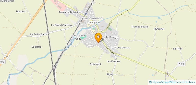 localisation de l'entreprise MONSIEUR WILLY LHOMME  SAINT-AMAND-LONGPRE