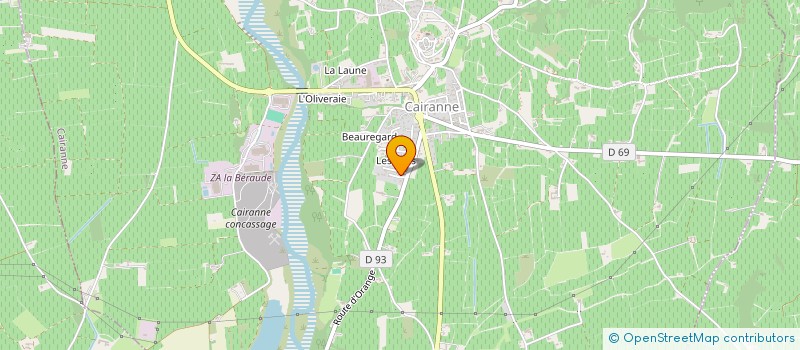 localisation de l'entreprise MONSIEUR WILLY LLOBELL  CAIRANNE