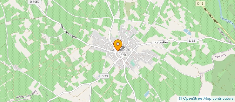 localisation de l'entreprise MONSIEUR WILLY LONGO à ALIGNAN-DU-VENT
