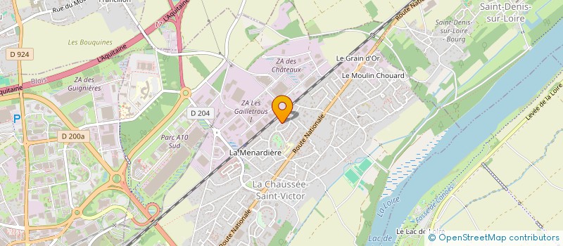 localisation de l'entreprise MONSIEUR WILLY LORTRIA  LA CHAUSSEE-SAINT-VICTOR