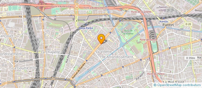 localisation de l'entreprise MONSIEUR WILLY MADAR à PARIS