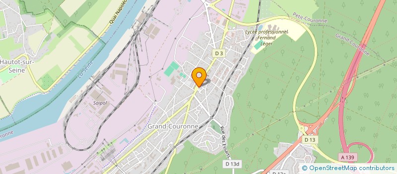 localisation de l'entreprise MONSIEUR WILLY MAILLOT  GRAND-COURONNE