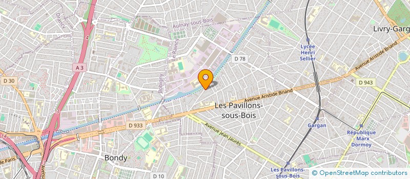 localisation de l'entreprise MONSIEUR WILLY MALAYANDY  LES PAVILLONS-SOUS-BOIS