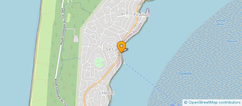 localisation de l'entreprise MONSIEUR WILLY MARCOUYAU  LEGE-CAP-FERRET