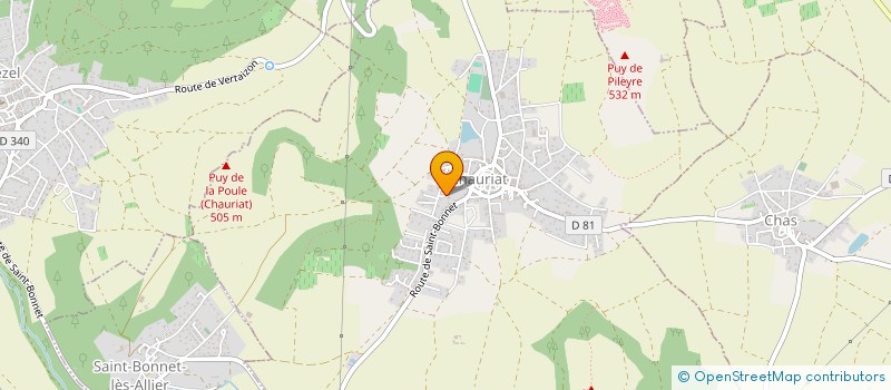 localisation de l'entreprise MONSIEUR WILLY MARON  CHAURIAT