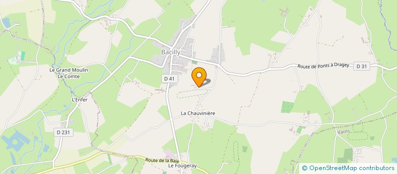 localisation de l'entreprise MONSIEUR WILLY MICHEL  BACILLY