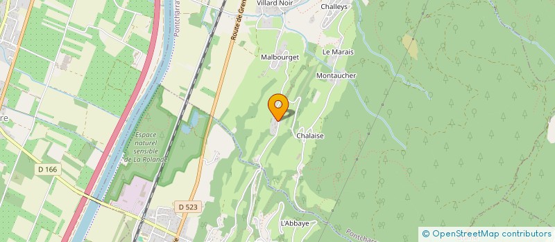 localisation de l'entreprise MONSIEUR WILLY MOLLARD  PONTCHARRA