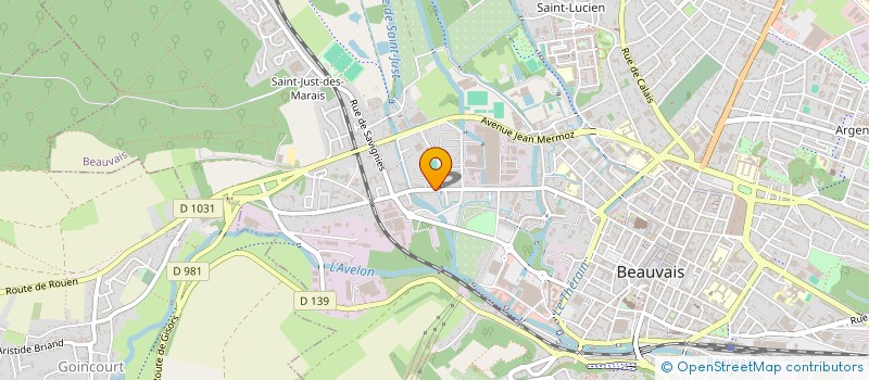 localisation de l'entreprise MONSIEUR WILLY MOLLET  BEAUVAIS