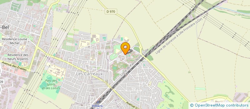 localisation de l'entreprise MONSIEUR WILLY MONTINAT  VILLEPINTE