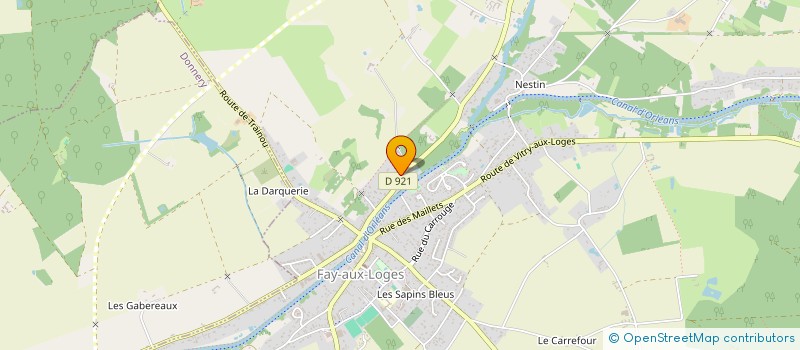 localisation de l'entreprise MONSIEUR WILLY MORISSEAU à FAY-AUX-LOGES