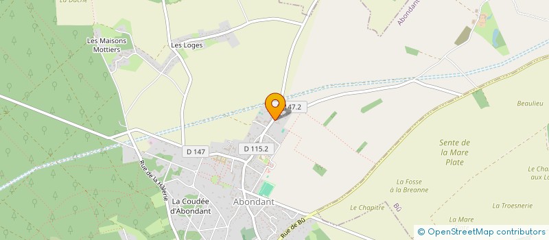 localisation de l'entreprise MONSIEUR WILLY ORER à ABONDANT