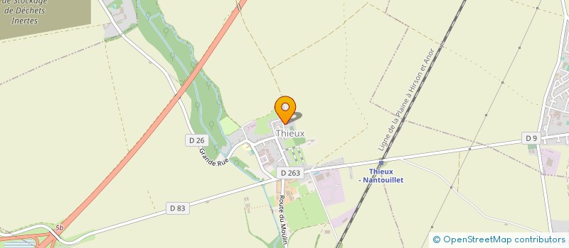 localisation de l'entreprise MONSIEUR WILLY PADOVANY  THIEUX