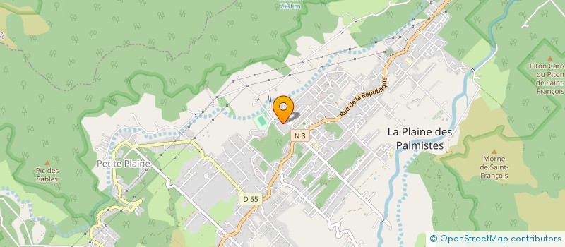localisation de l'entreprise MONSIEUR WILLY PARVEDY à LA PLAINE-DES-PALMISTES