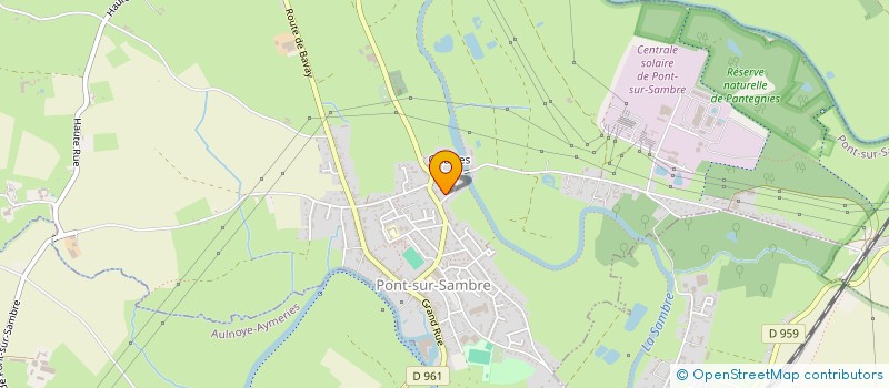 localisation de l'entreprise MONSIEUR WILLY PIERCHON  PONT-SUR-SAMBRE