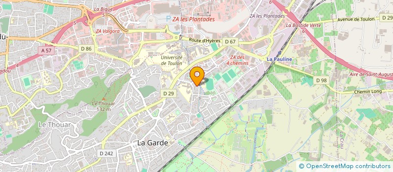 localisation de l'entreprise MONSIEUR WILLY PONTVIANNE  LA GARDE