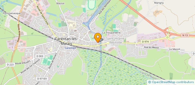 localisation de l'entreprise MONSIEUR WILLY PRESTOT  CARENTAN-LES-MARAIS