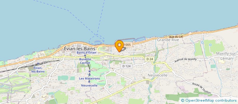 localisation de l'entreprise MONSIEUR WILLY REYNAUD  EVIAN-LES-BAINS