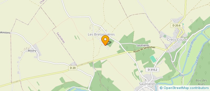 localisation de l'entreprise MONSIEUR WILLY ROCH à SAULNIERES
