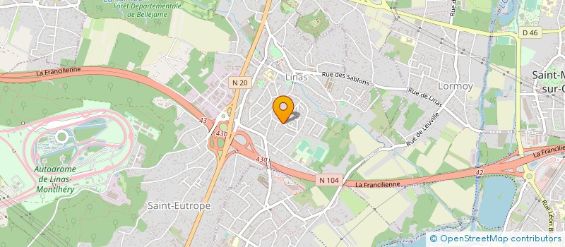 localisation de l'entreprise MONSIEUR WILLY RODRIGUES  LINAS