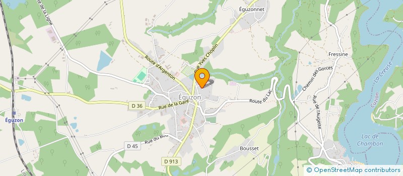 localisation de l'entreprise MONSIEUR WILLY ROELS à EGUZON-CHANTOME