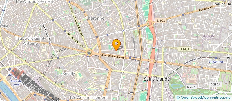 localisation de l'entreprise MONSIEUR WILLY RONIS  PARIS