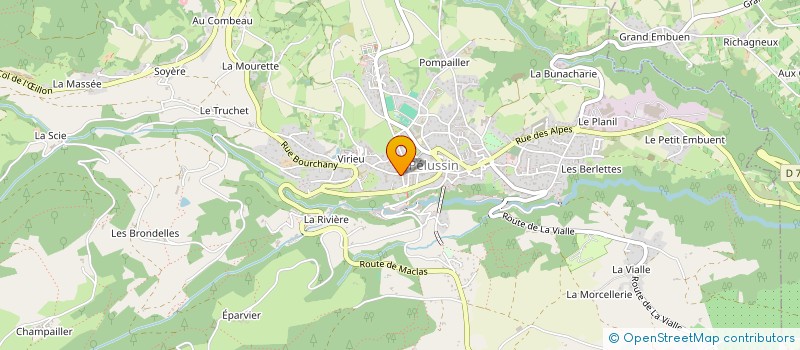 localisation de l'entreprise MONSIEUR WILLY SACO  PELUSSIN