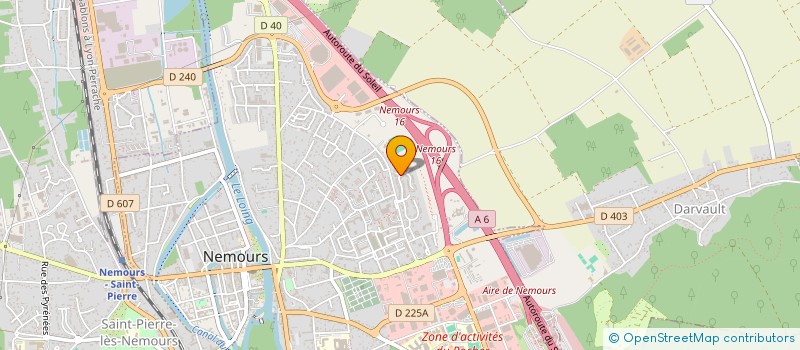 localisation de l'entreprise MONSIEUR WILLY SAINT-AIME  NEMOURS
