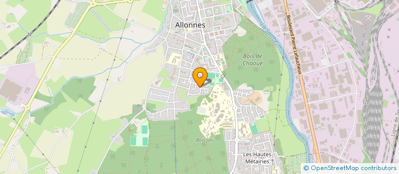 localisation de l'entreprise MONSIEUR WILLY SOURISSEAU à ALLONNES