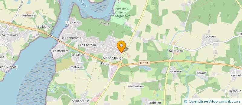 localisation de l'entreprise MONSIEUR WILLY SPICHER  KERVIGNAC