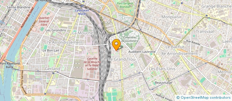 localisation de l'entreprise MONSIEUR WILLY STEVES TCHIKAMEN NGANCHA  LYON