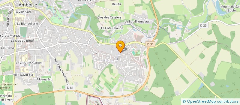 localisation de l'entreprise MONSIEUR WILLY THIBAULT à AMBOISE