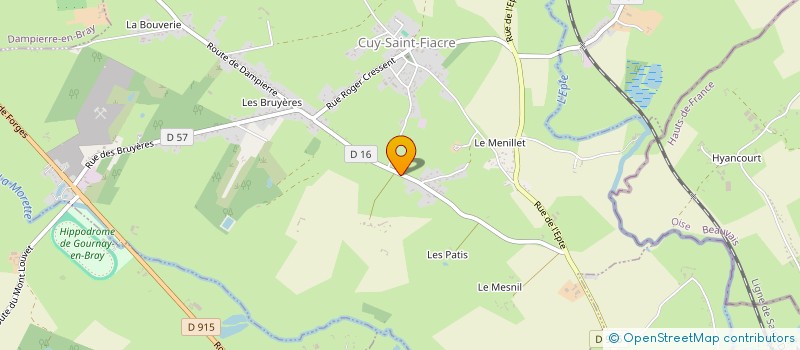 localisation de l'entreprise MONSIEUR WILLY THIOUX  CUY-SAINT-FIACRE