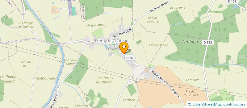 localisation de l'entreprise MONSIEUR WILLY TRANCHOT  FRETOY-LE-CHATEAU