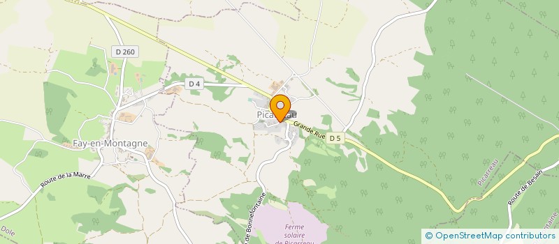 localisation de l'entreprise MONSIEUR WILLY VACHE  PICARREAU