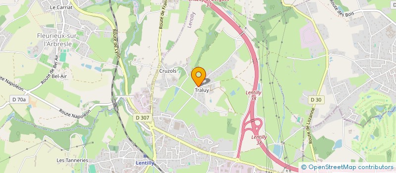 localisation de l'entreprise MONSIEUR WILLY VALLIN  LENTILLY