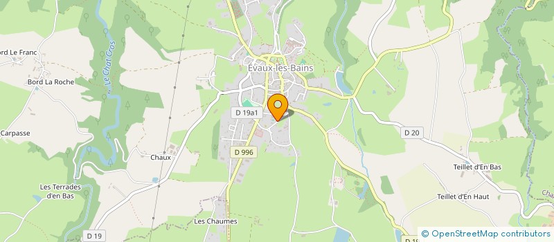 localisation de l'entreprise MONSIEUR WILLY VAN DEYCK  EVAUX-LES-BAINS