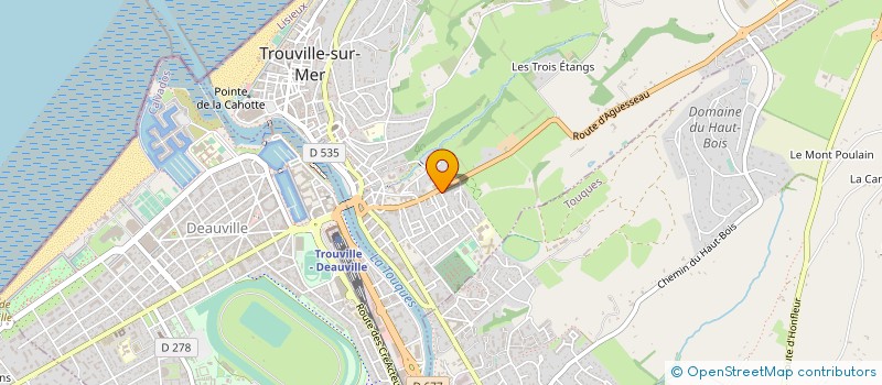 localisation de l'entreprise MONSIEUR WILLY VARGAS PEREZ  TROUVILLE-SUR-MER