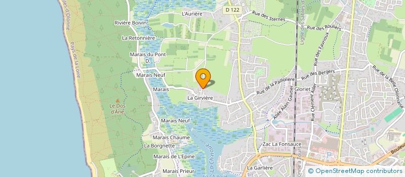 localisation de l'entreprise MONSIEUR WILLY VAUCONSANT à LES SABLES-D'OLONNE