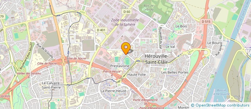 localisation de l'entreprise MONSIEUR WILLY VIEL à HEROUVILLE-SAINT-CLAIR